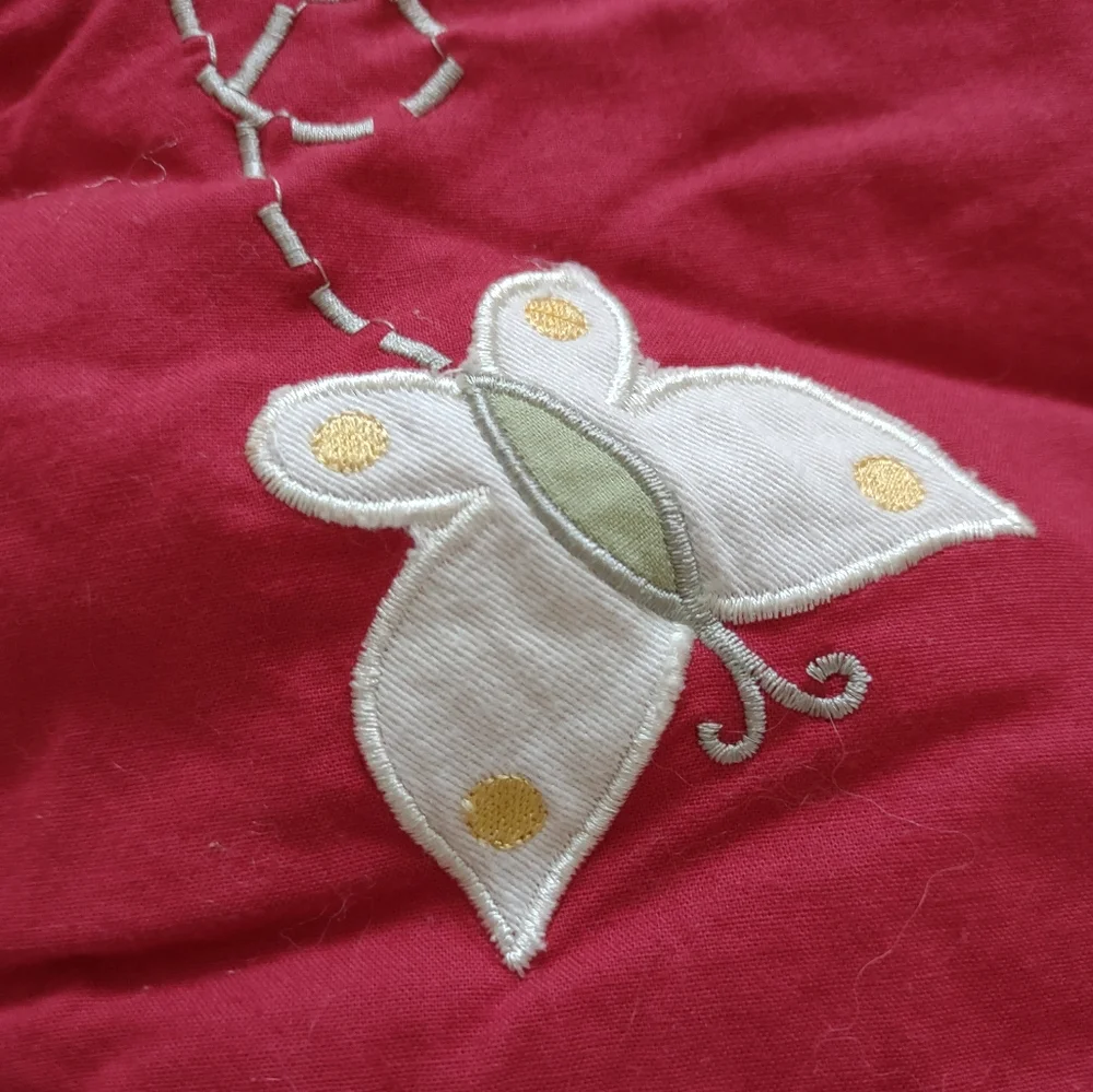 Lambs & Ivy Baby Nursery Quilt Floral Butterflies